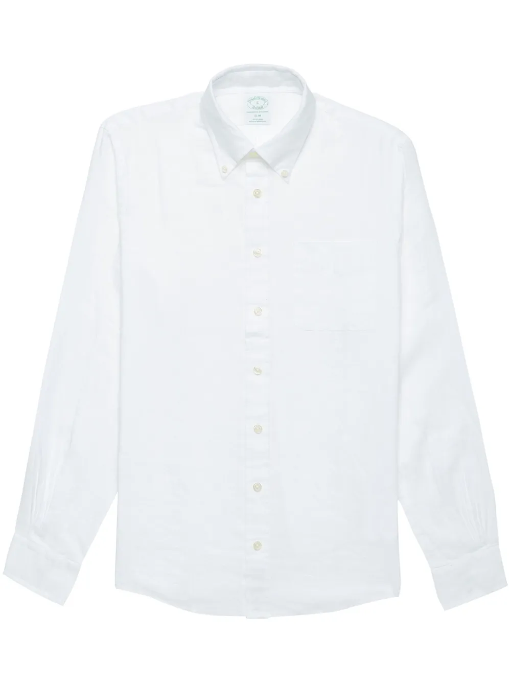

Льняная рубашка Brooks Brothers, белый