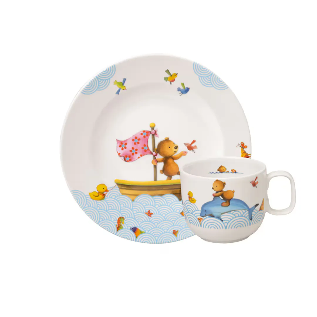 

Детский комплект из 2 предметов Happy as a Bear Villeroy & Boch, синий