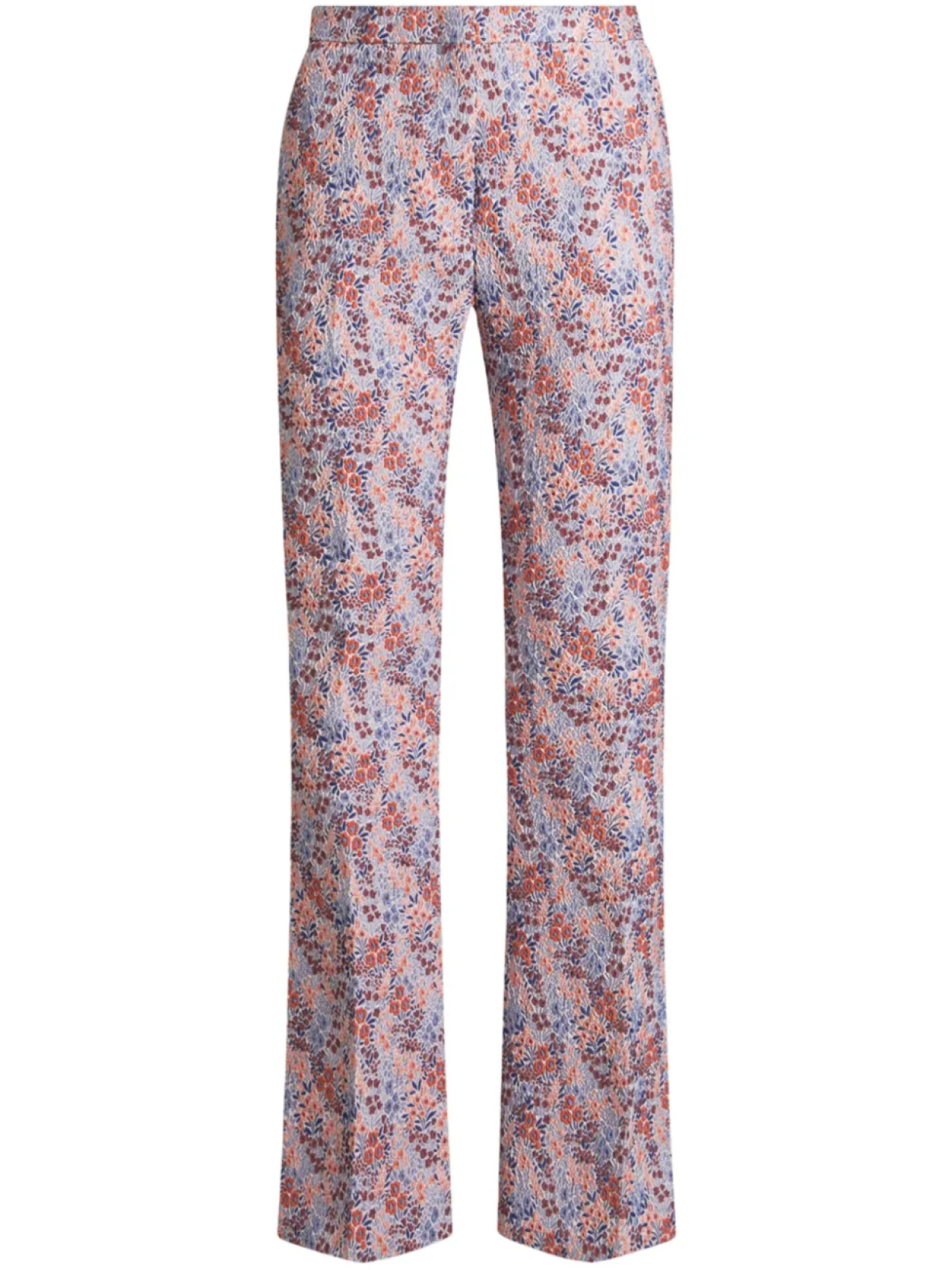 

ETRO брюки с цветочным узором, синий