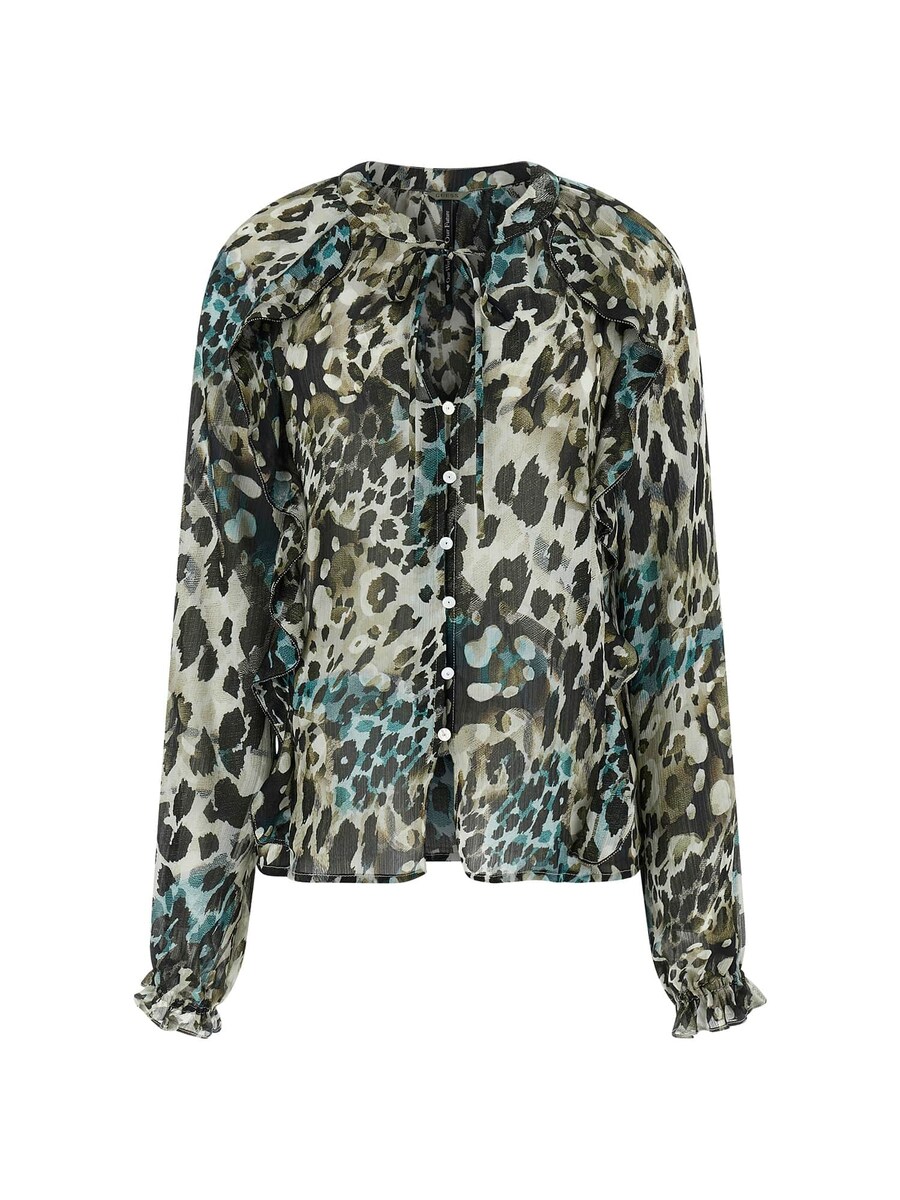 

Блуза GUESS, цвет Cyan blue