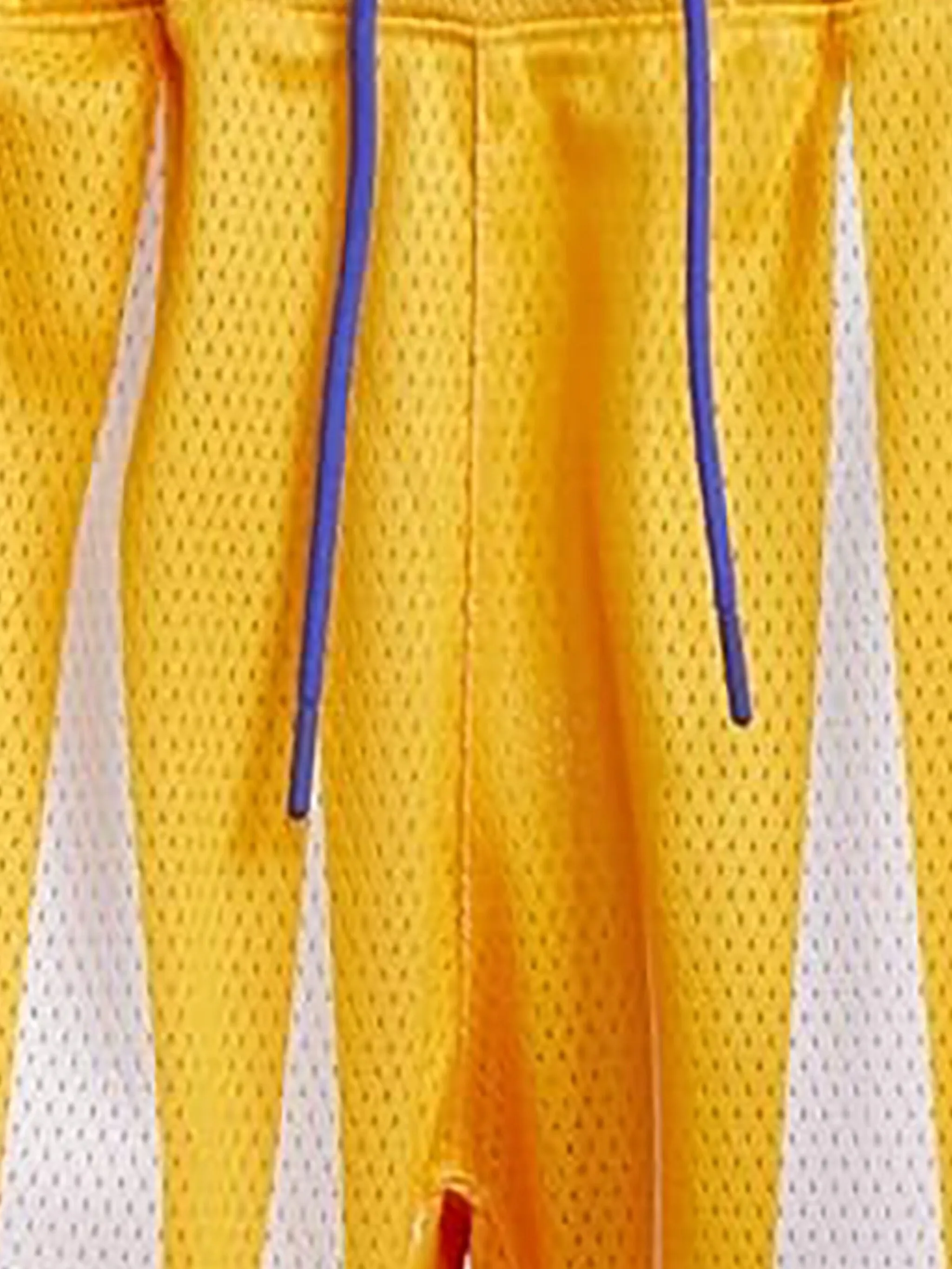Спортивные шорты Hoops Summer Essentials с геометричным узором Adidas, желтый — фото 2