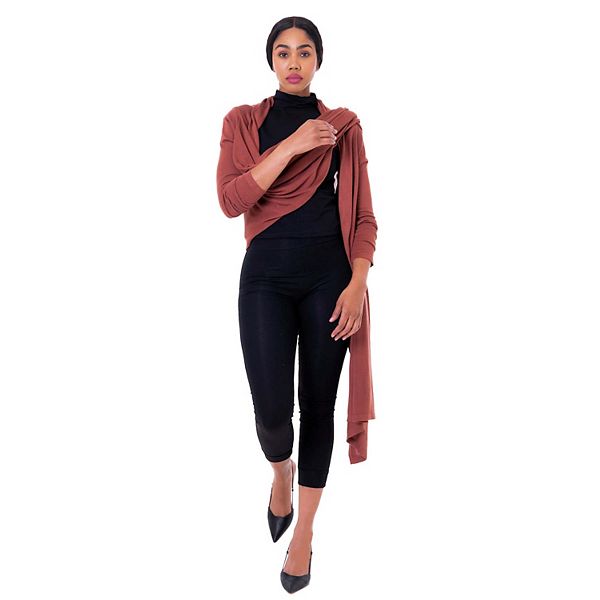 

Женская шаль-накидка с изображением кошки DM Dai Moda, Copper