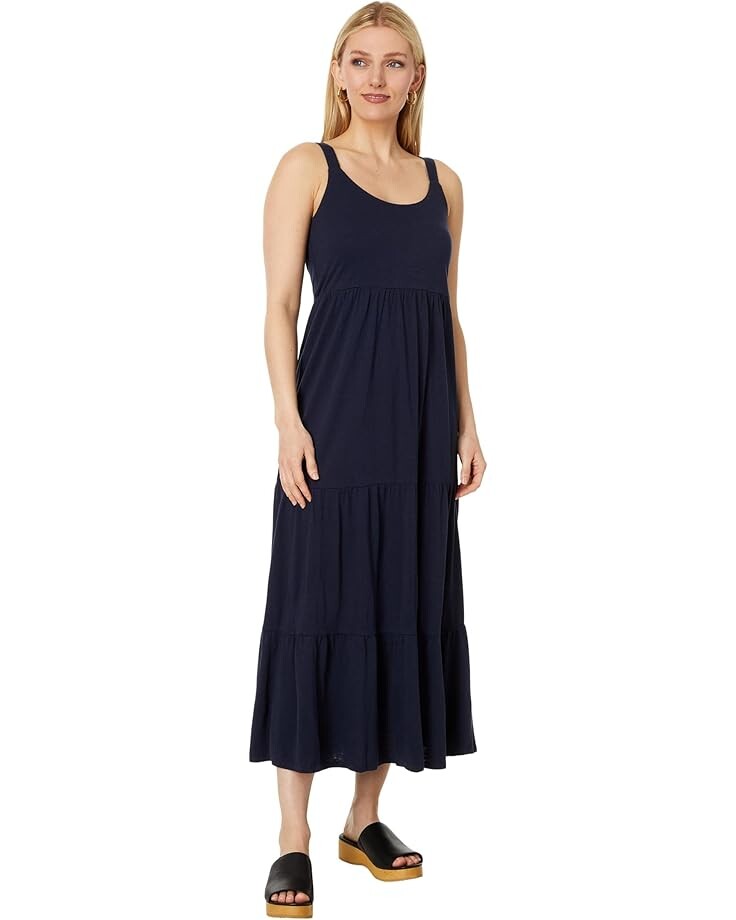 

Платье NIC+ZOE Tiered Maxi Dress, цвет Dark Indigo