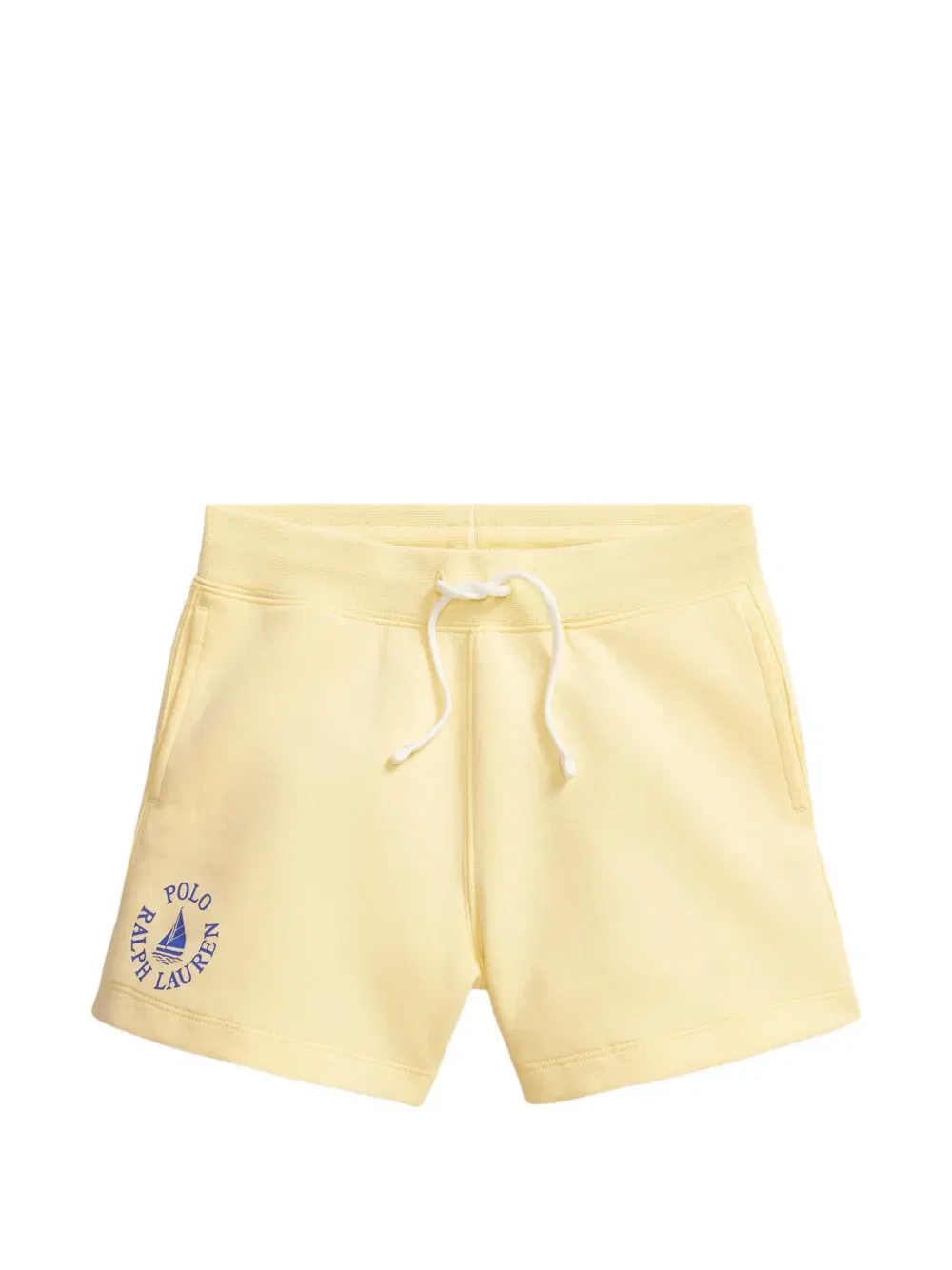 Вязаные шорты с логотипом Polo Ralph Lauren Kids, желтый
