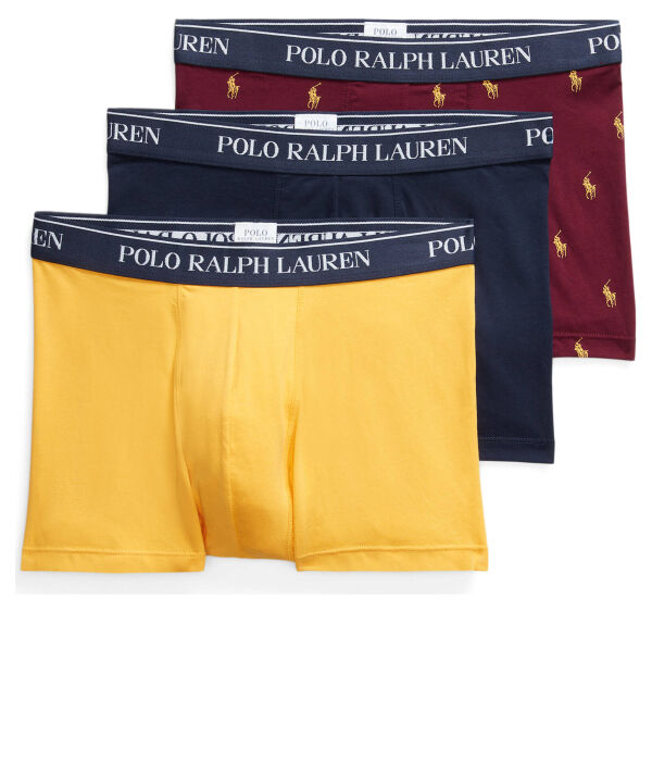 

Комплект боксеров Polo Ralph Lauren, бургундия / желтый / черный