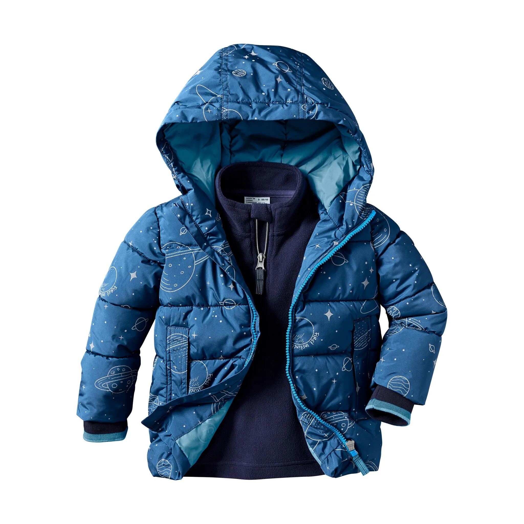 Стеганая куртка first Instalct by killtec «FIOW 23 MNS QLTD JCKT» First Instinct By Killtec, цвет ocean — фото 3