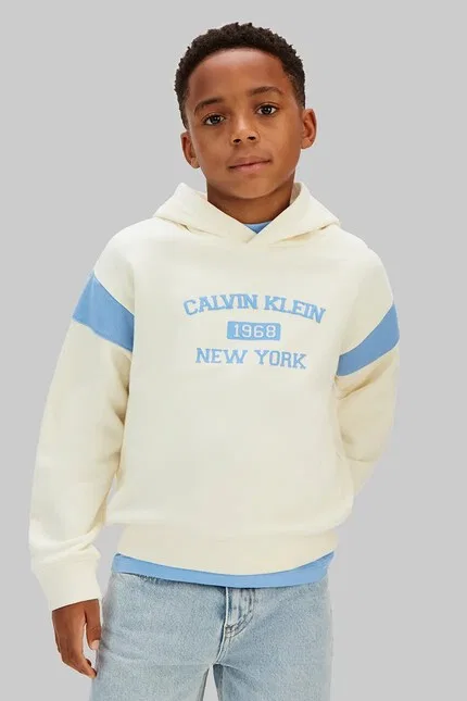 Бежевая худи Calvin Klein Jeans