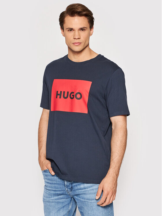 

Футболка стандартного кроя Hugo, синий
