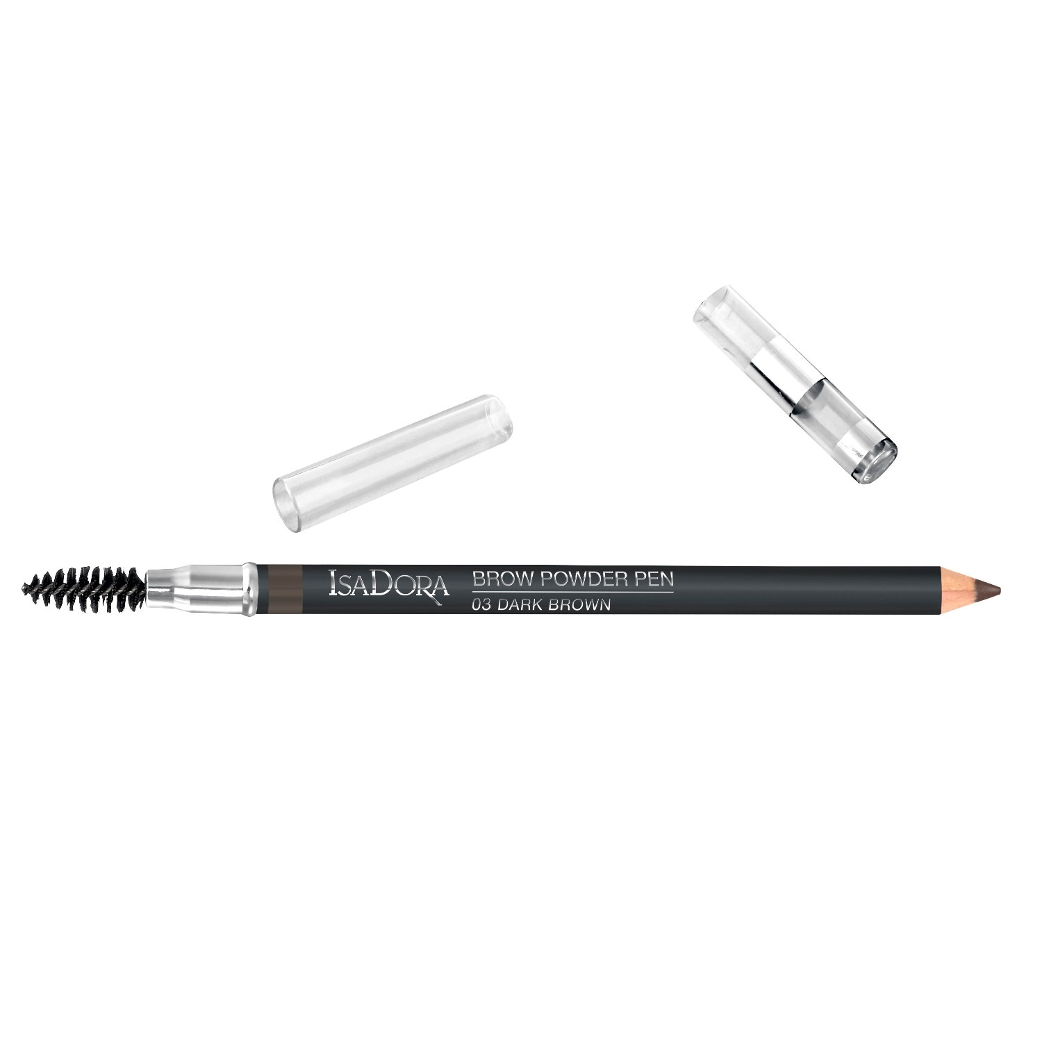 

Карандаш для бровей brow powder pen Isadora, nr.03 - dark brown, вес 1.1 гр.
