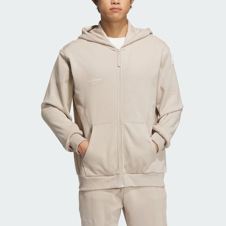 Куртка для отдыха мужская светло-коричневая Adidas — фото 3