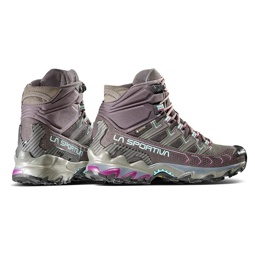 Женские треккинговые ботинки Ultra Raptor II Mid GTX La Sportiva, Carbon/Iceberg — фото 4