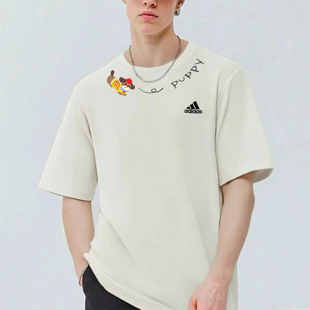 Футболка хлопковая Adidas Must Haves белая — фото 4