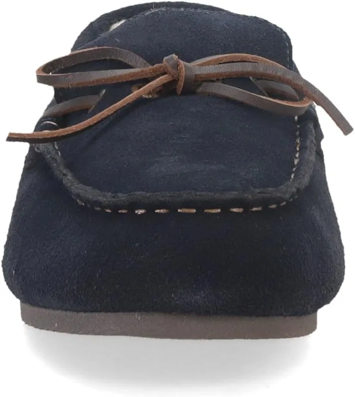 Тапочки мокасины Clarks, Navy — фото 3
