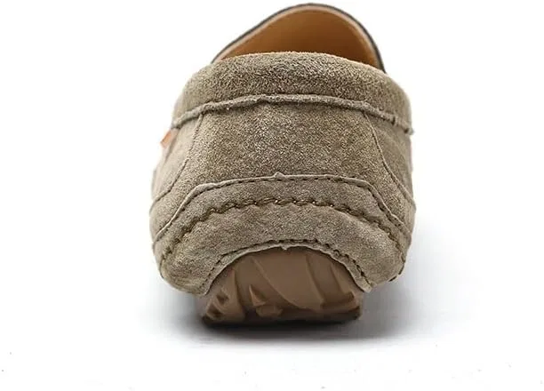 Туфли лоферы мужские на квадратном носке, Khaki SayfuR — фото 2