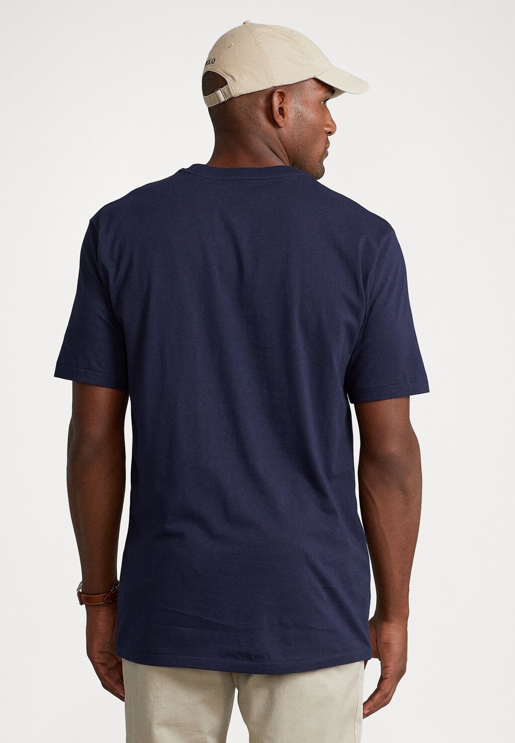 Базовая футболка КАРМАН Polo Ralph Lauren Big & Tall, чернильный — фото 3