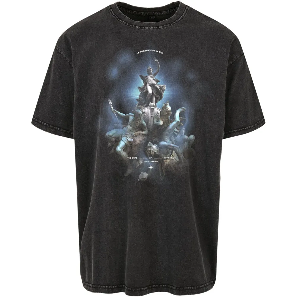 

Футболка с коротким рукавом Mister Tee La Puissance De Lar Mer Oversize, черный