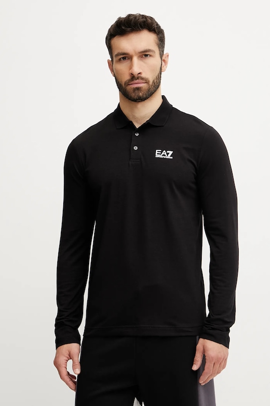 

Лонгслив Ea7 Emporio Armani, черный