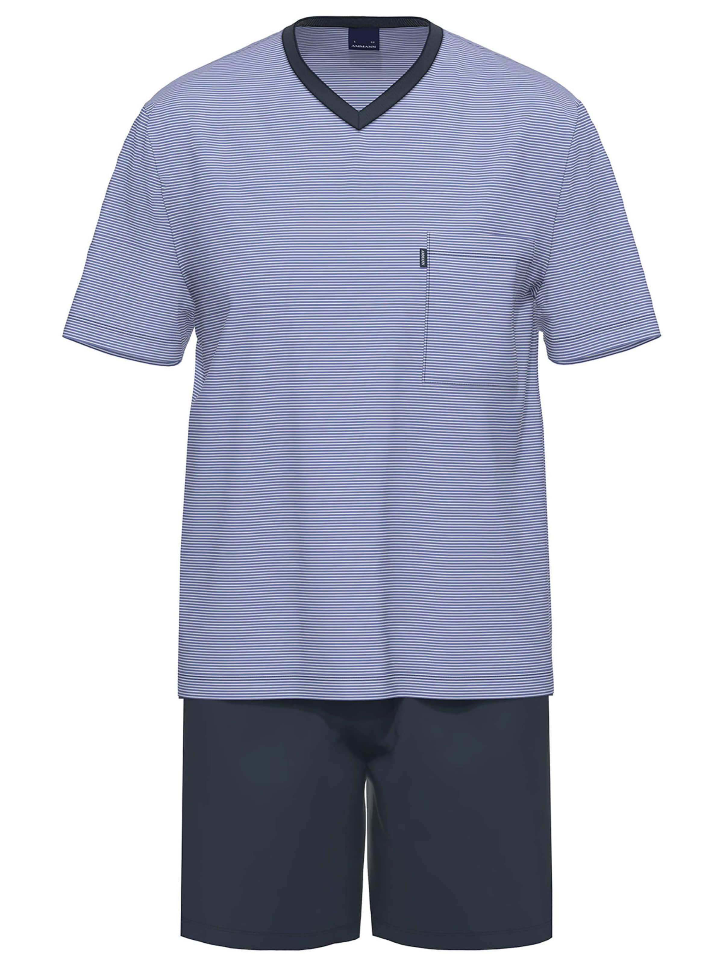 

Ammann Пижама короткая 'Nightwear' в светло-голубом цвете