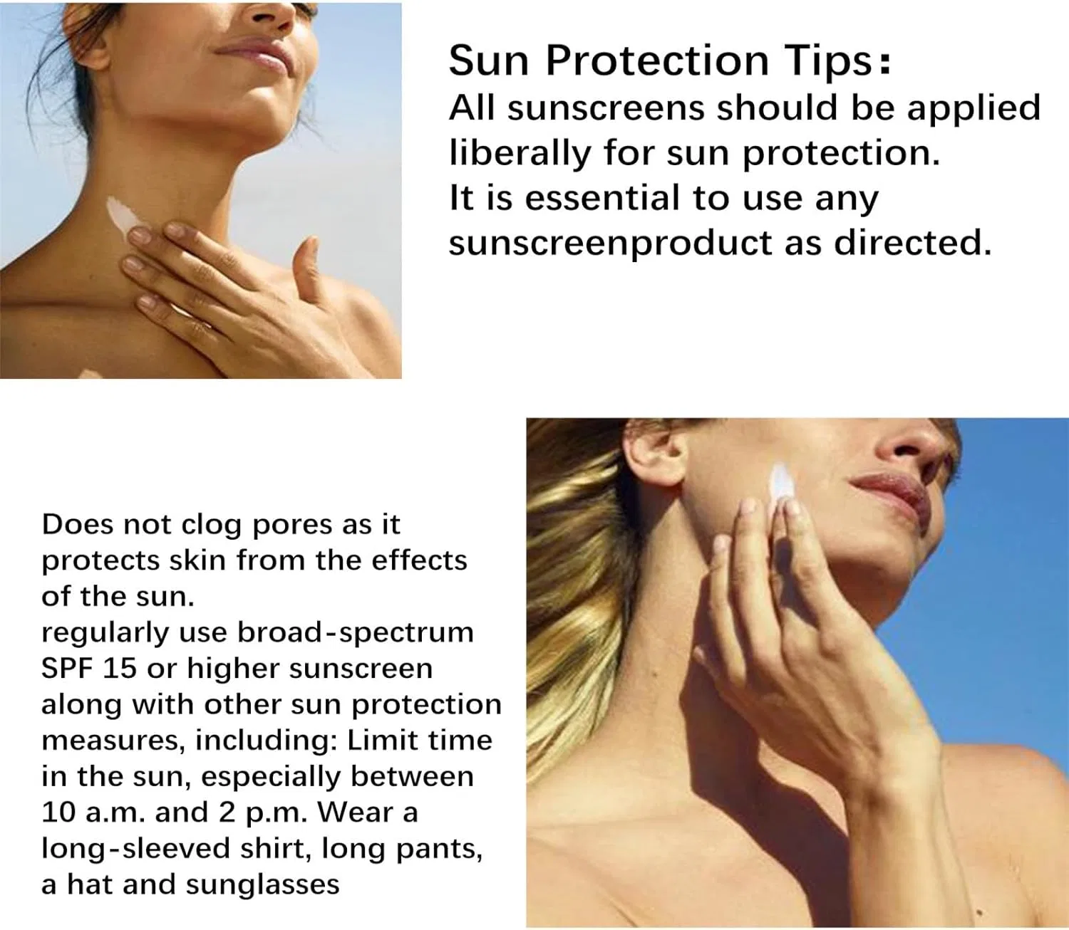 Солнцезащитный стик для лица SPF 50+ Broad Spectrum, белый, 15 г Generic — фото 4
