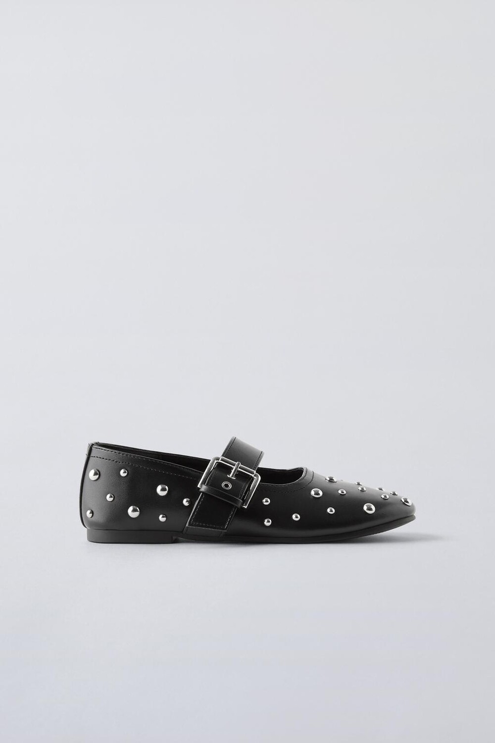 

Балерины с шипами ZARA, черный