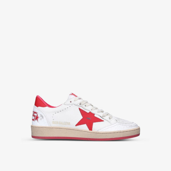 

Кожаные низкие кеды Ball Star 10275 Golden Goose, белый