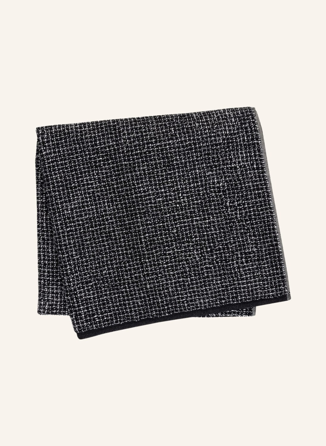 

Полотенце для душа Cawoe ZOOM, 80x150 см, черный/белый