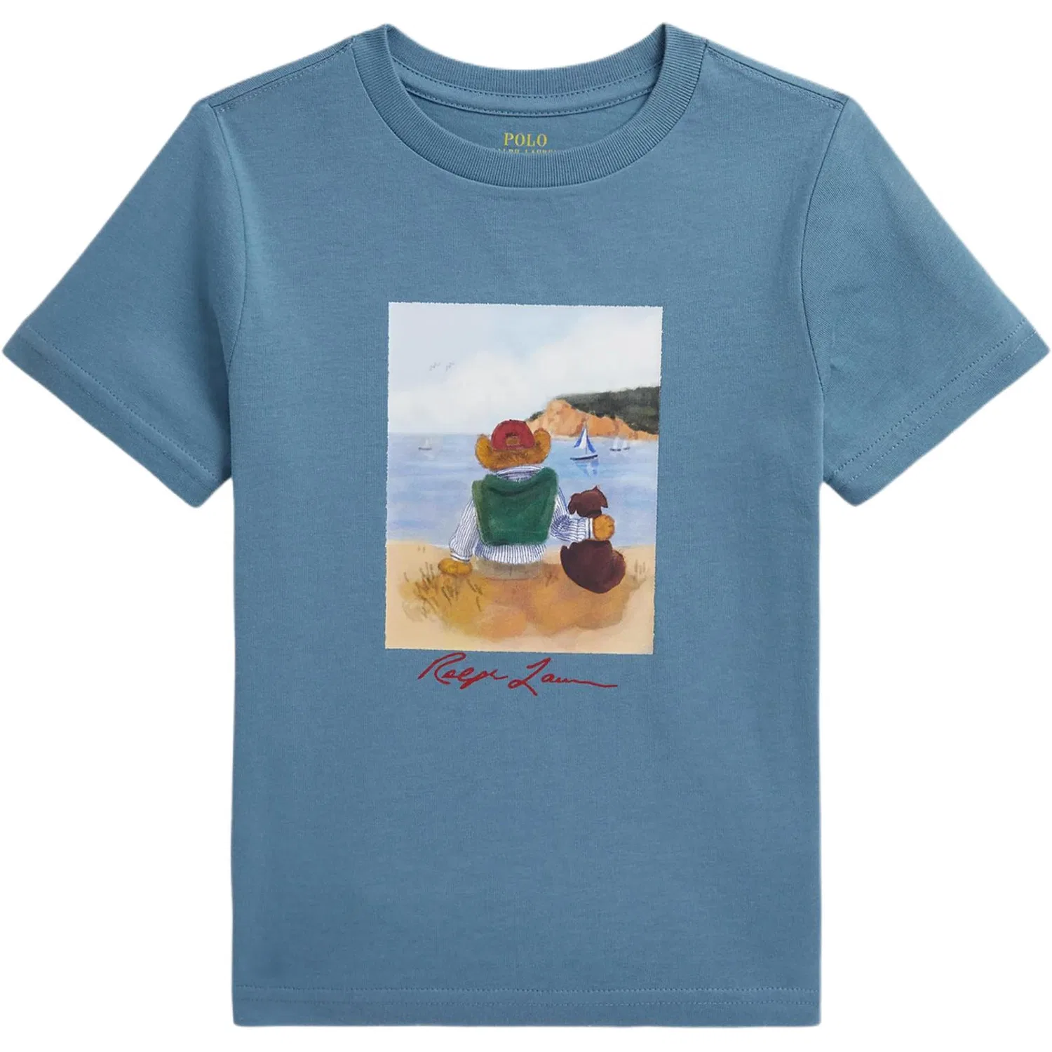 Футболка Polo Bear SS26 Kids' Polo Ralph Lauren, Blue