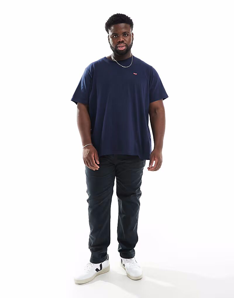 

Брюки-чиносы Levi's Big & Tall XX Standard Tapered из твила черного цвета