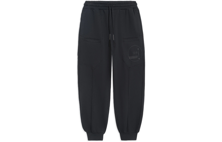 

LiNing Трикотажные спортивные штаны мужские черные