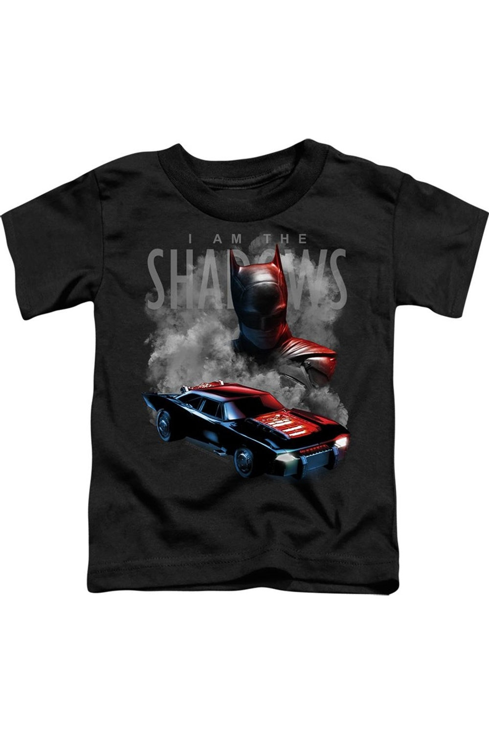 

Футболка для малышей с Бэтменом и Бэтмобилем из фильма «Бэтмен» (2022) Gildan, черный