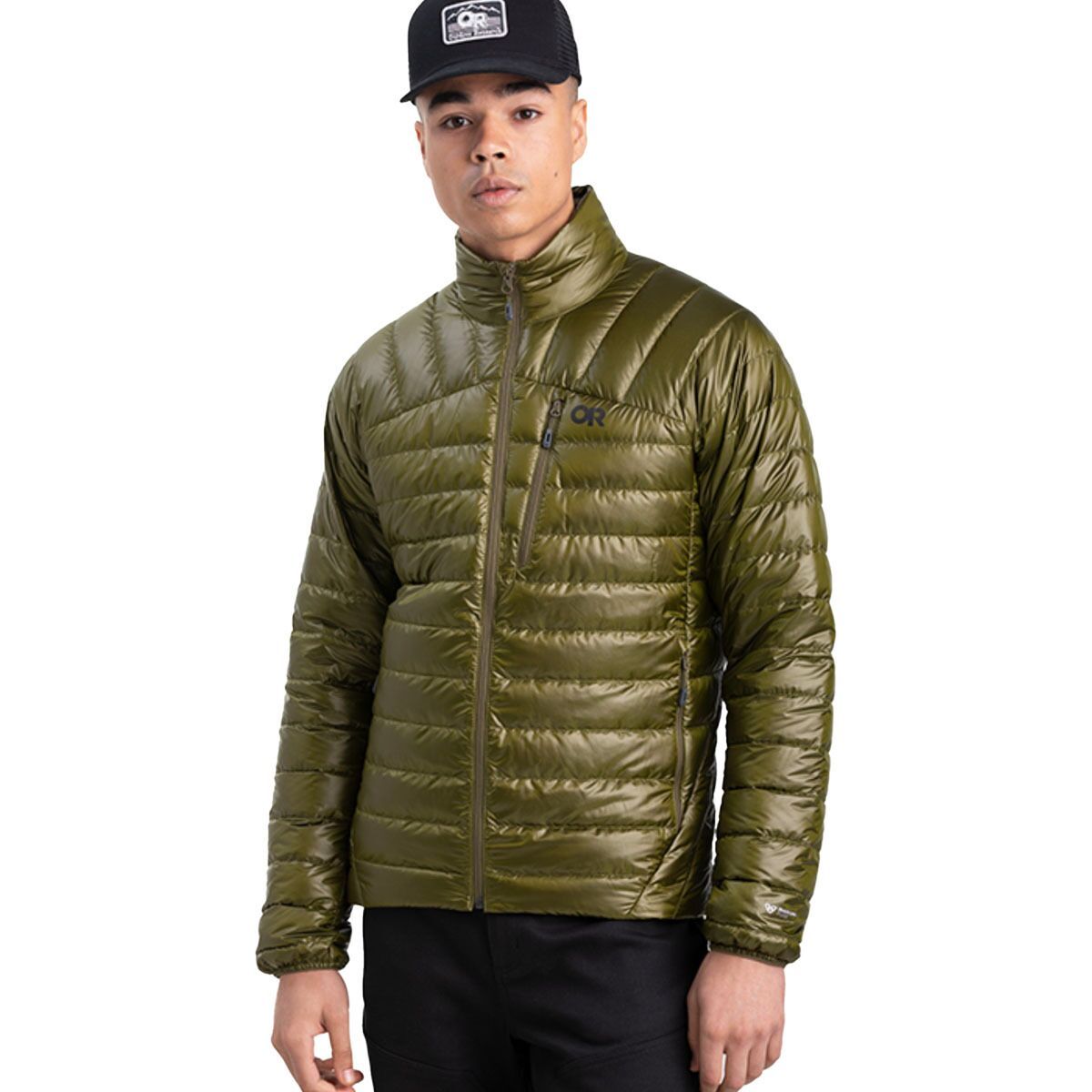 

Гелиум пуховая куртка Outdoor Research, цвет loden
