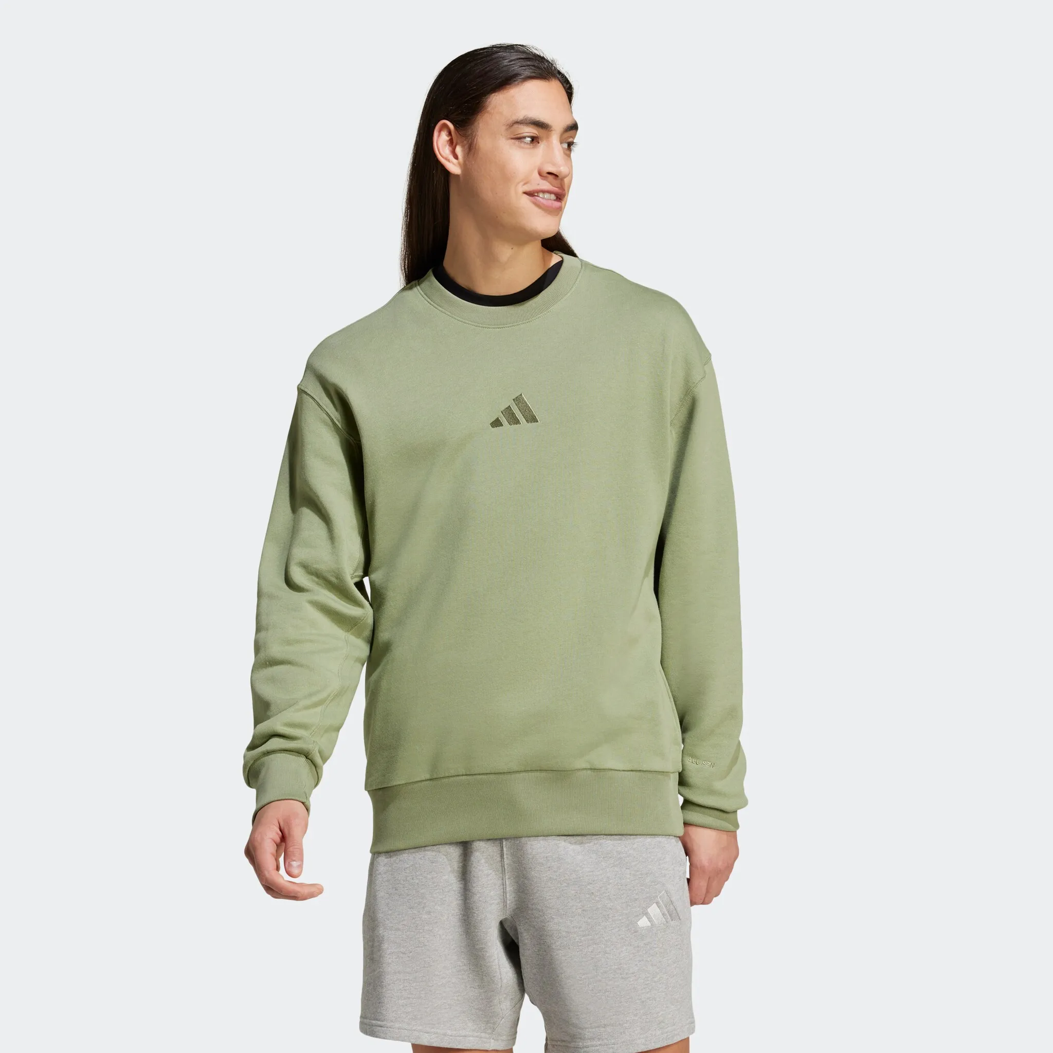 

Толстовка Adidas Sportswear "M A SZN FT CRW", зеленый