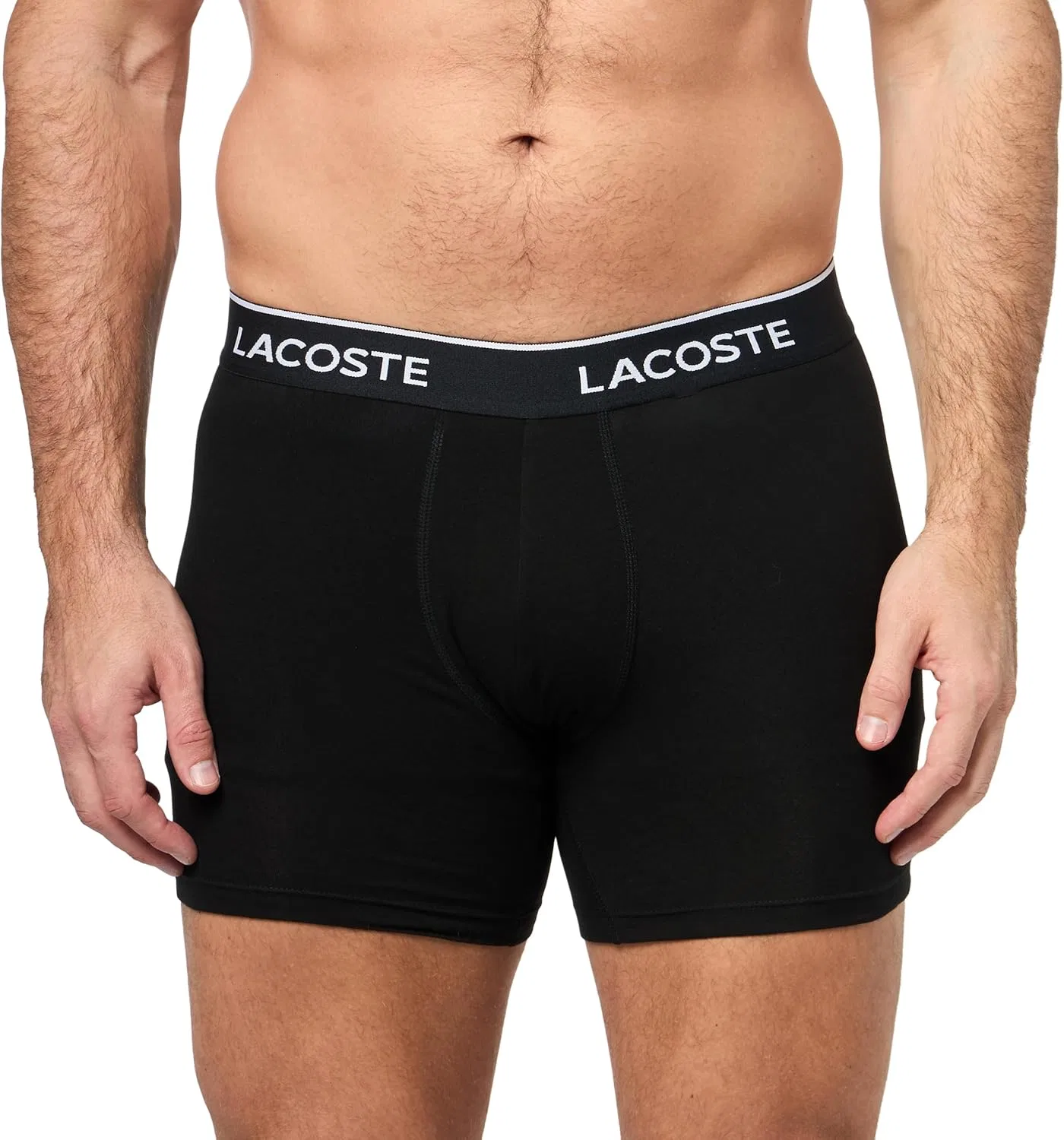 Боксеры Lacoste Набор из 5 пар, Хлопок с эластаном, черный/графитовый/зеленый/Kingdom/темно-синий — фото 2