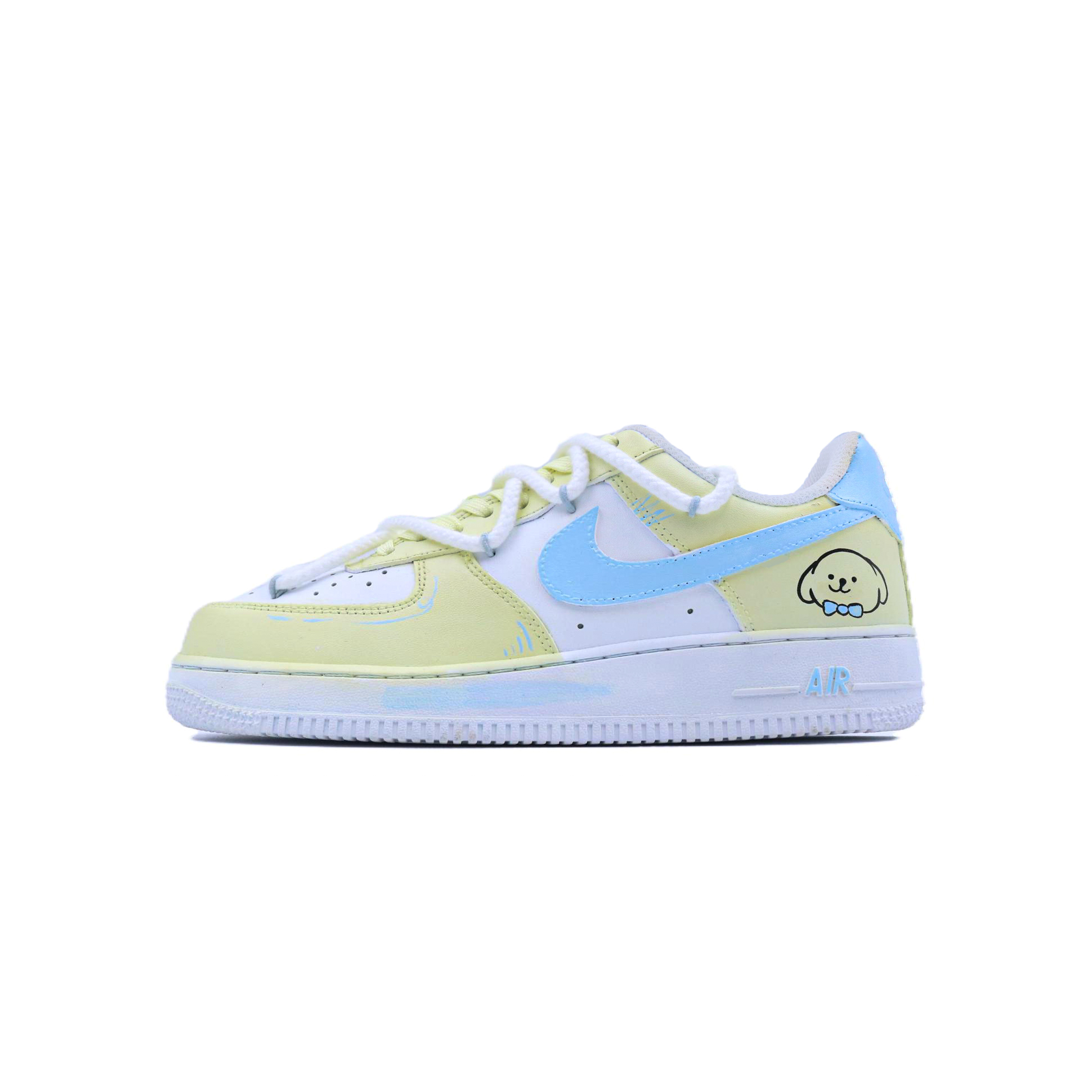 

Кроссовки для скейтбординга Air Force 1 Kids Nike, желтый
