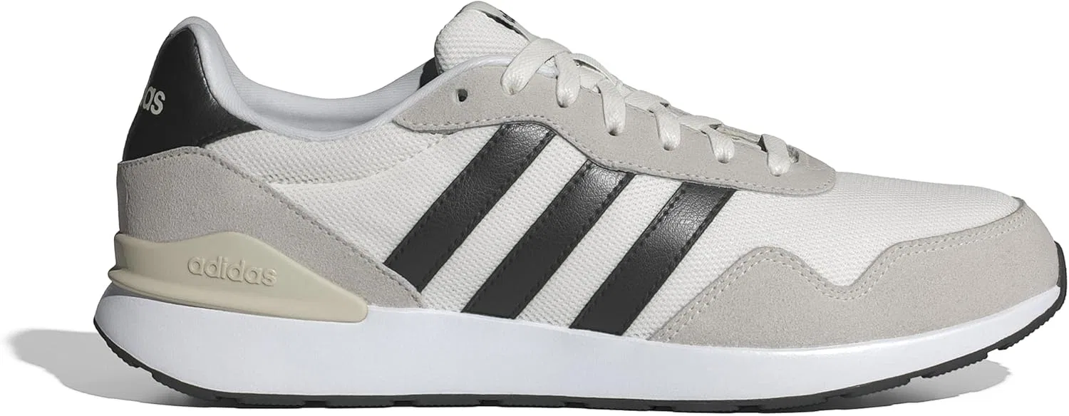 Мужские кроссовки Adidas Run 60s 4.0, Core White Core Black Off White — фото 2