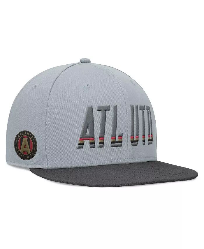 

Мужская серая кепка Atlanta United FC Smoke Snapback Fanatics