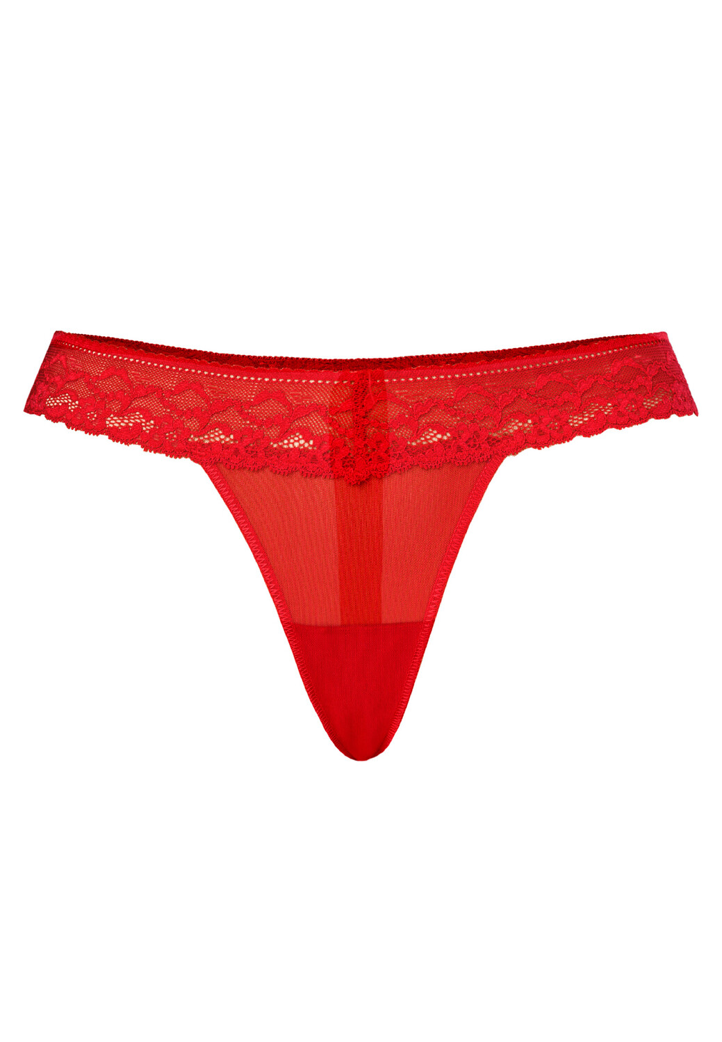 

Стринги Teyli Mesh Tanga mit floraler Spitze Leo, красный