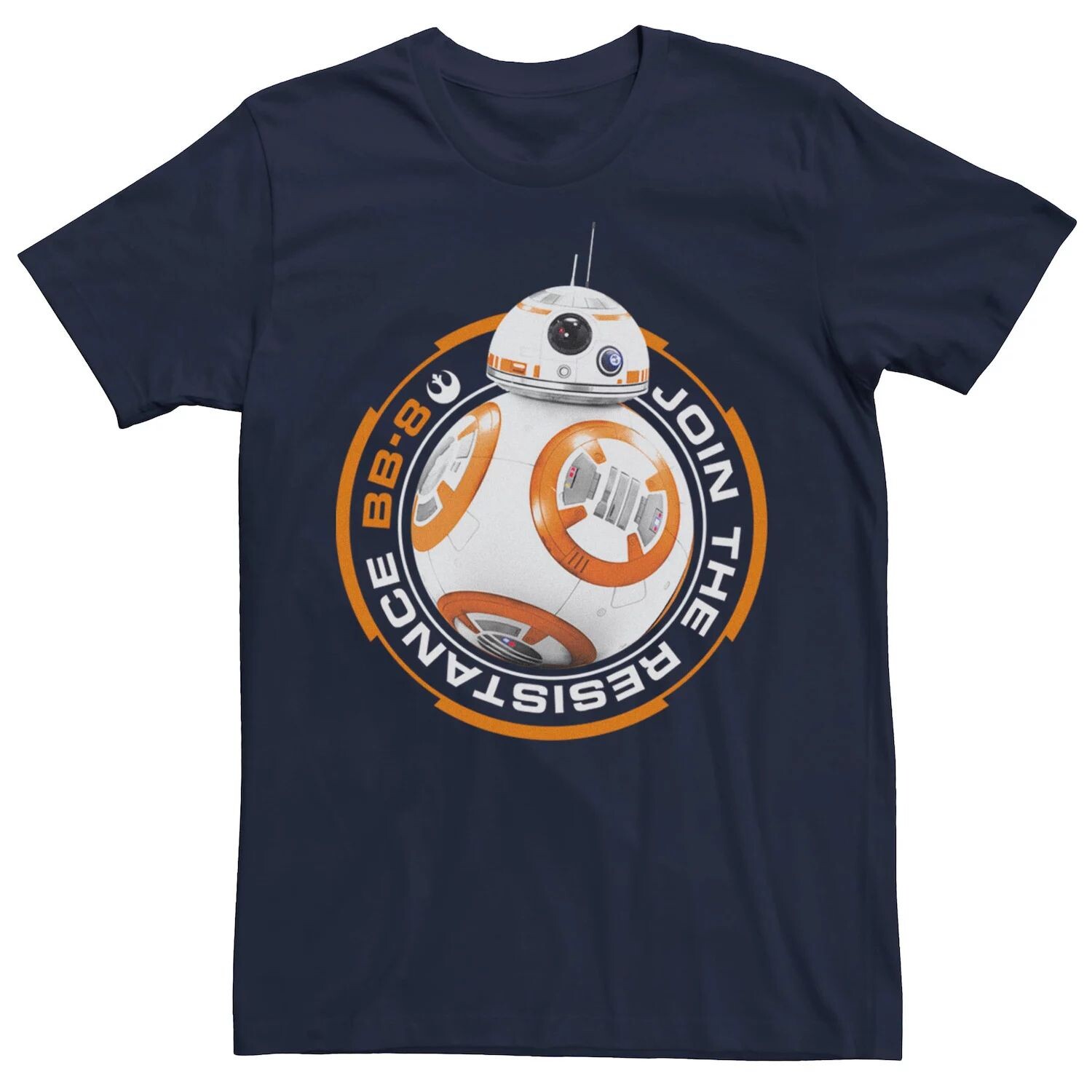 

Мужская оранжевая футболка Star Wars BB-8 Join The Rebel Rebel Licensed Character, Оранжевый, Мужская оранжевая футболка Star Wars BB-8 Join The Rebel Rebel Licensed Character