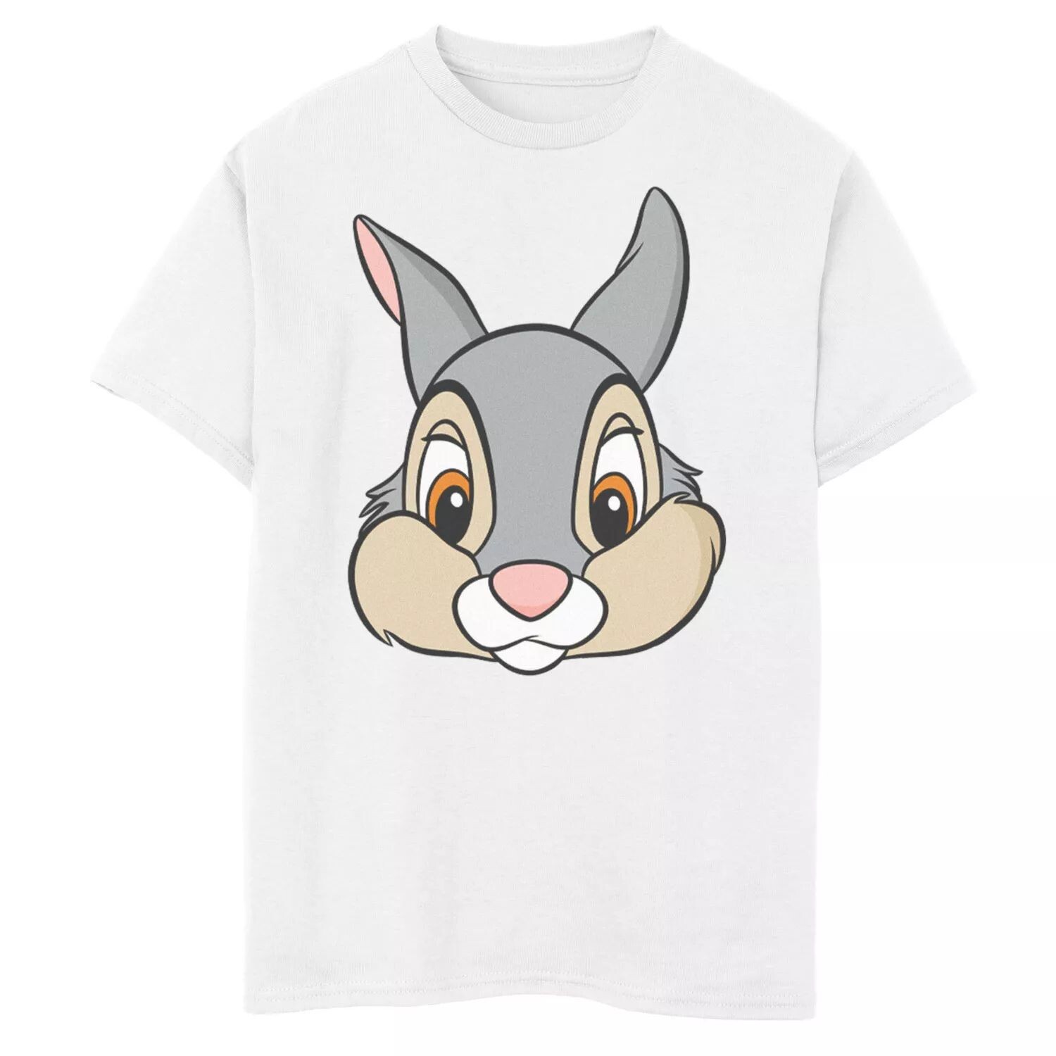 

Футболка с изображением большого лица Disney Bambi Thumper для мальчиков 8–20 лет Disney