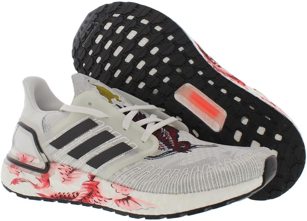 Мужские кроссовки Adidas Ultraboost, серый/белый/черный — фото 4