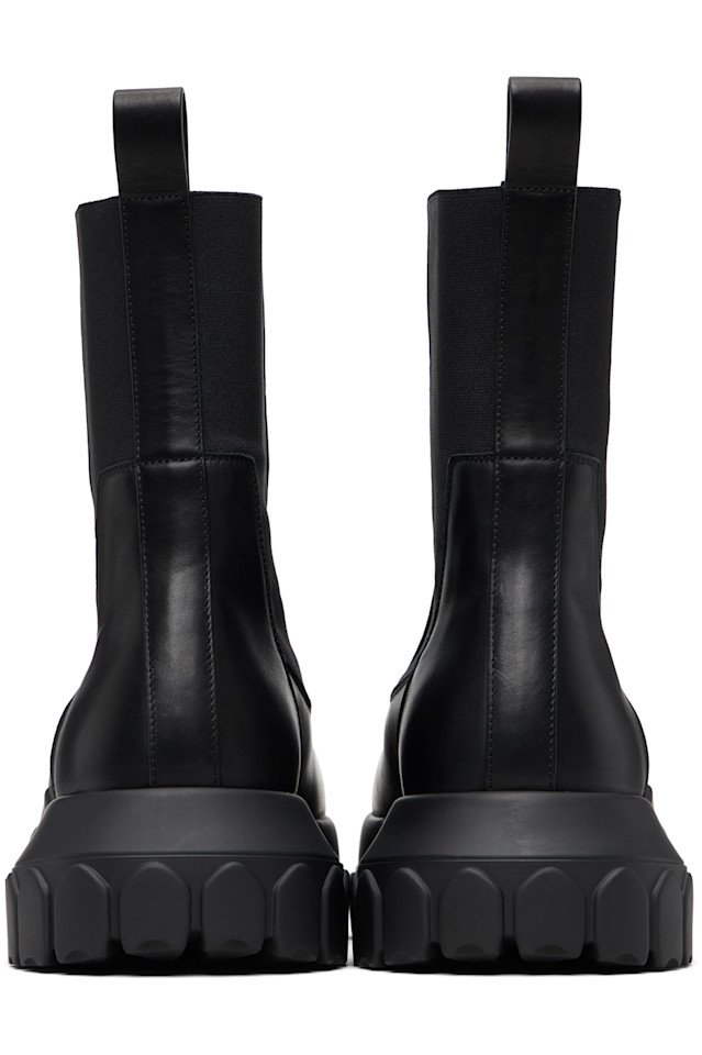 Темпл битл бозо тракторные ботинки Rick Owens, черный — фото 2
