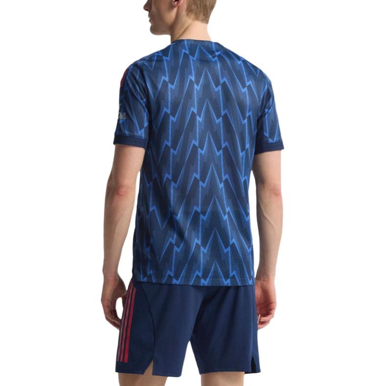 Футболка Arsenal 25/26 Away Authentic с доставкой при участии в AdiClub Adidas, темный индиго/темное серебро — фото 4