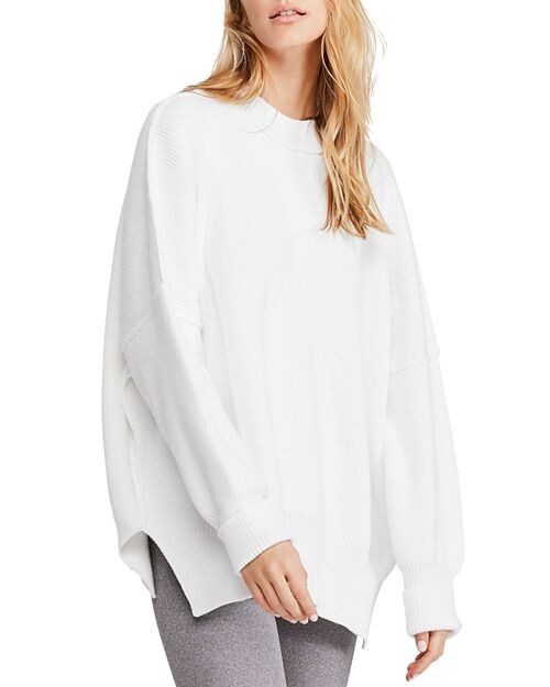 

Свитер-туника Easy Street Free People, цвет White