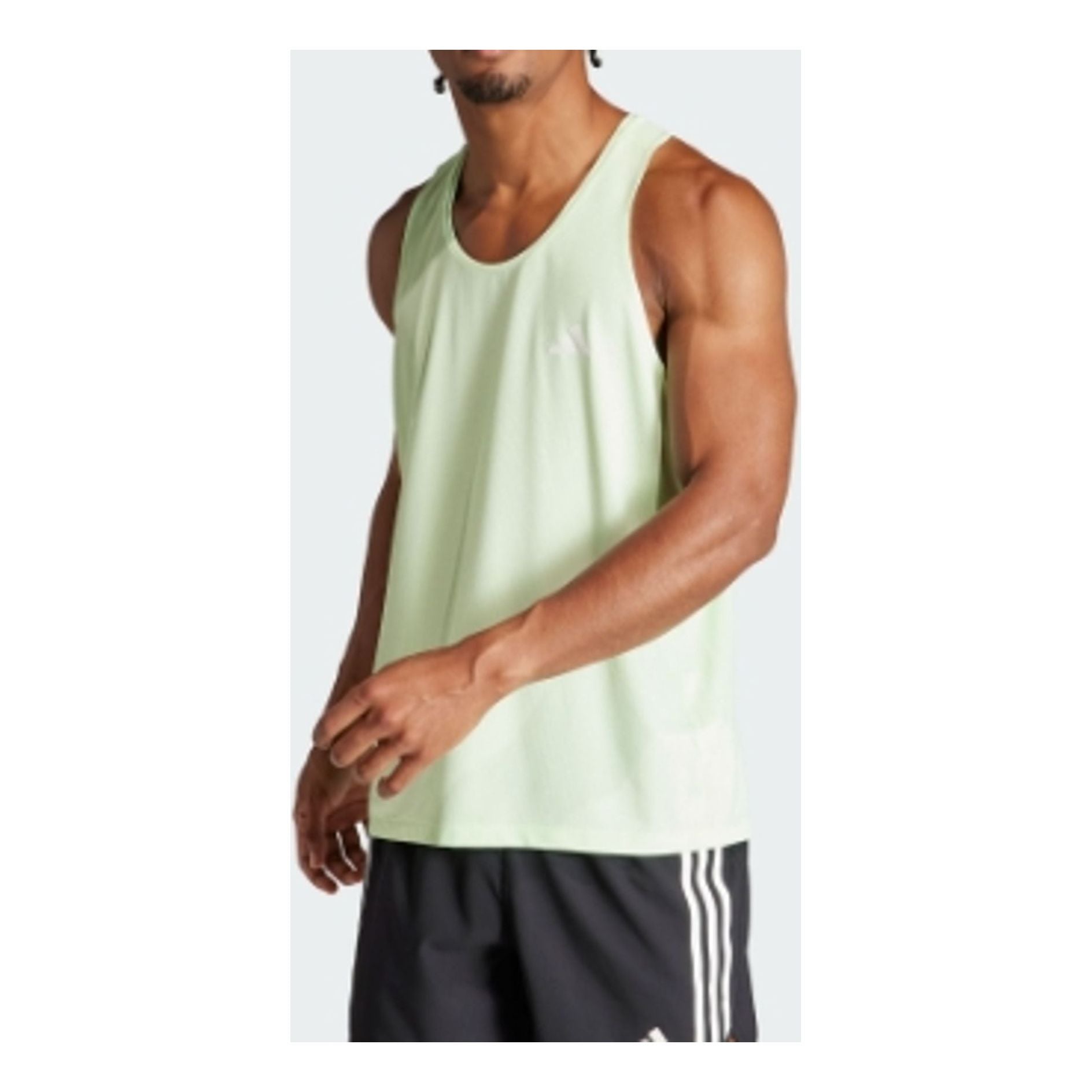 Спортивный топ adidas Own The Run Tank Top 'Green' IN1530, зеленый — фото 2