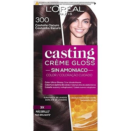 

L'Hіreal Casting Creme Gloss 300 Краска для волос Темно-коричневый 600G, L'Oreal