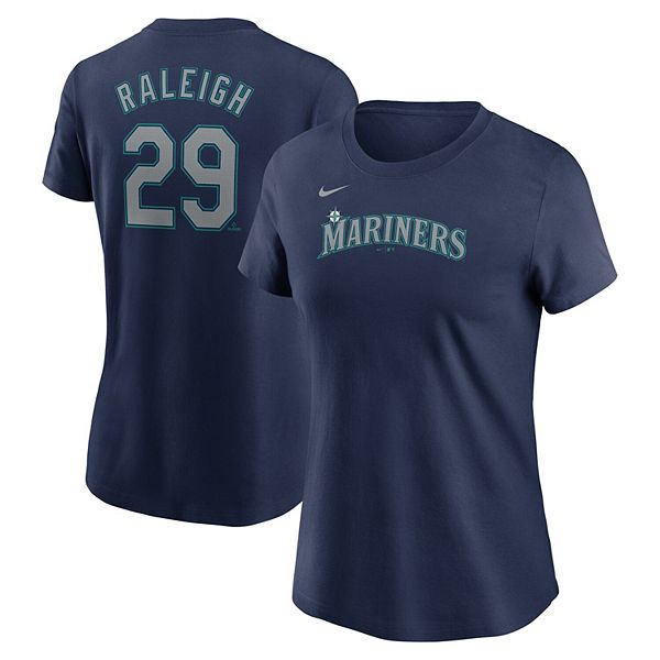 Футболка женская Cal Raleigh Seattle Mariners с именем и номером Nike — фото 2