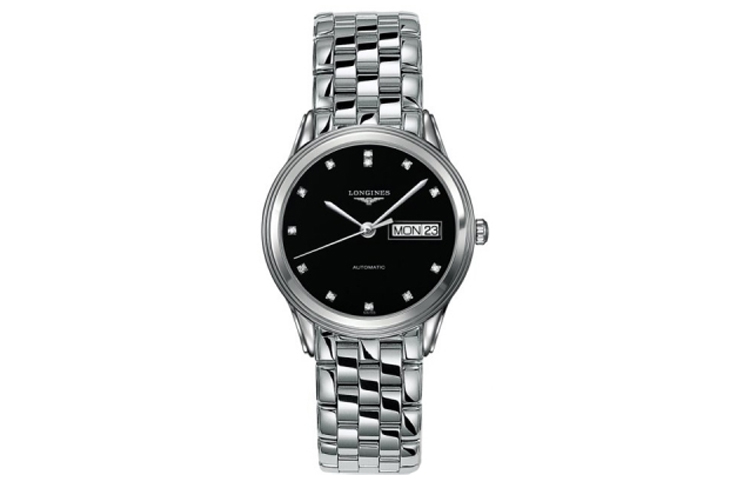 

LONGINES Часы Men's Military Flag Collection Watch, Black Dial