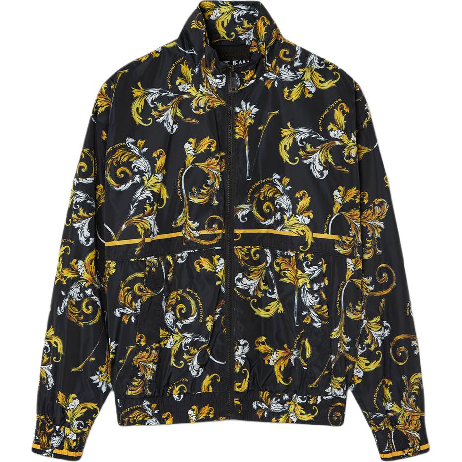 

VERSACE JEANS COUTURE Куртка мужская черная золотая, Black Gold