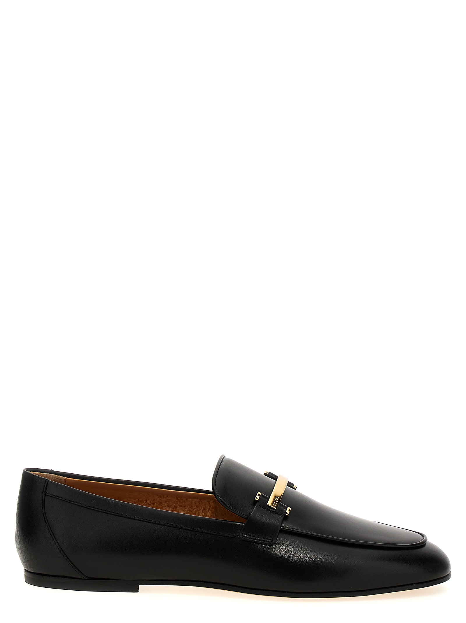 Лоферы с металлической пряжкой TOD'S, черный