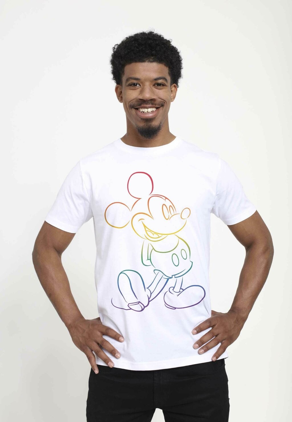 

Футболка с принтом MICKEY MOUSE BIG PRIDE UNISEX Disney, белый